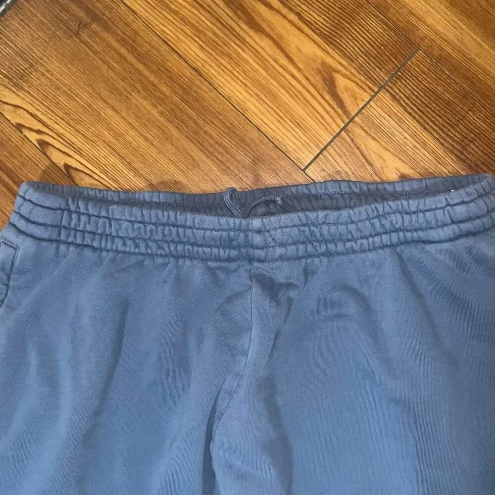 Adidas Originals Men's Blue French Terry Sweatpants SZ XL